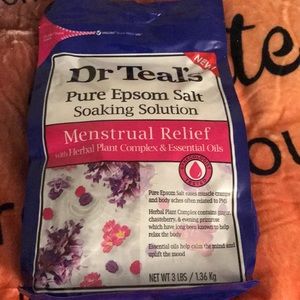Dr. Teal's Best Quality PMS Menstrual Pain Relief Epsom Bath Salt 3LBS